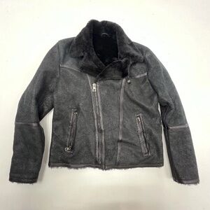 Genuine Lambskin Leather Women Shearling B3 Aviator Style Pilot Bomber Jacket